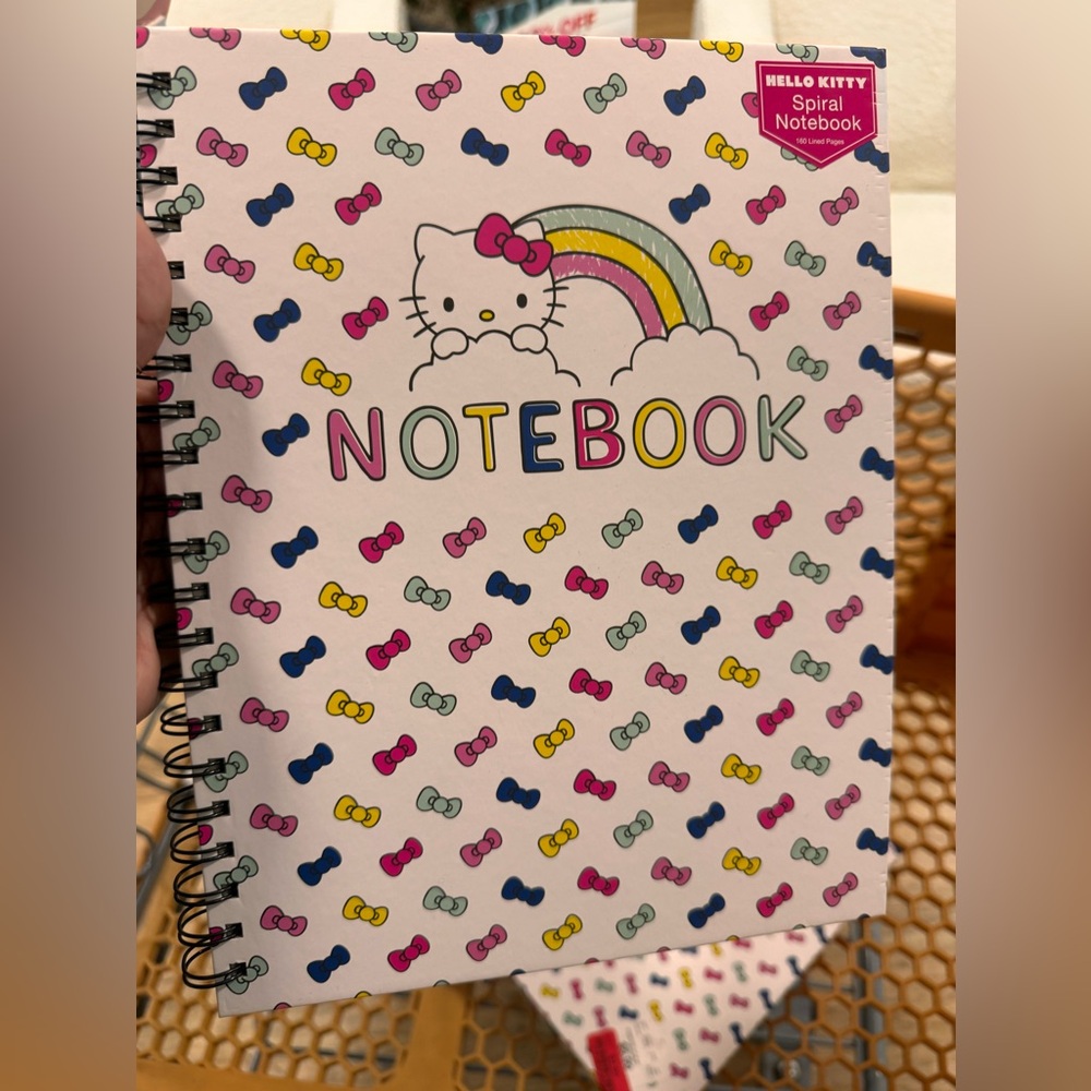 hello kitty lined notebook BNWT